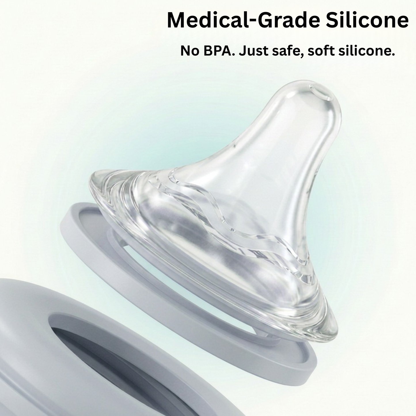 3-Stage Glass Baby Bottle