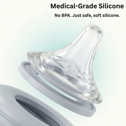 3-Stage Glass Baby Bottle