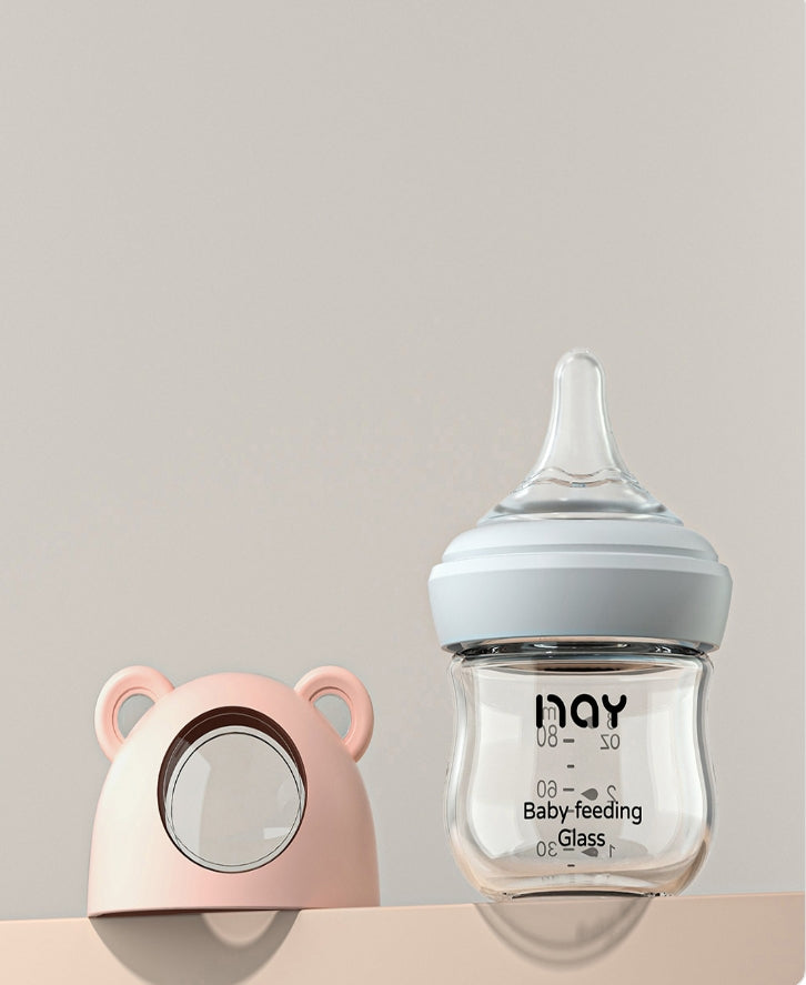 3-Stage Glass Baby Bottle