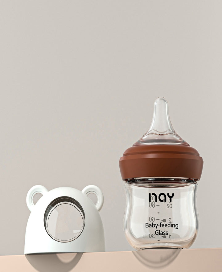 3-Stage Glass Baby Bottle