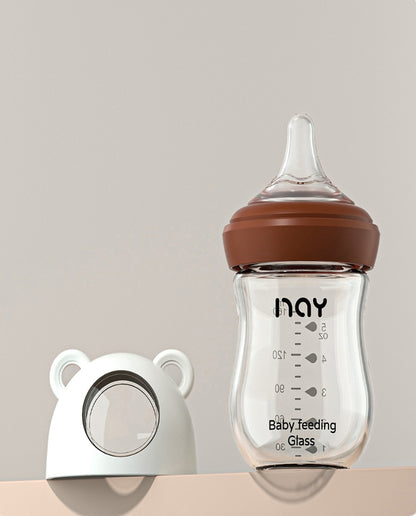 3-Stage Glass Baby Bottle
