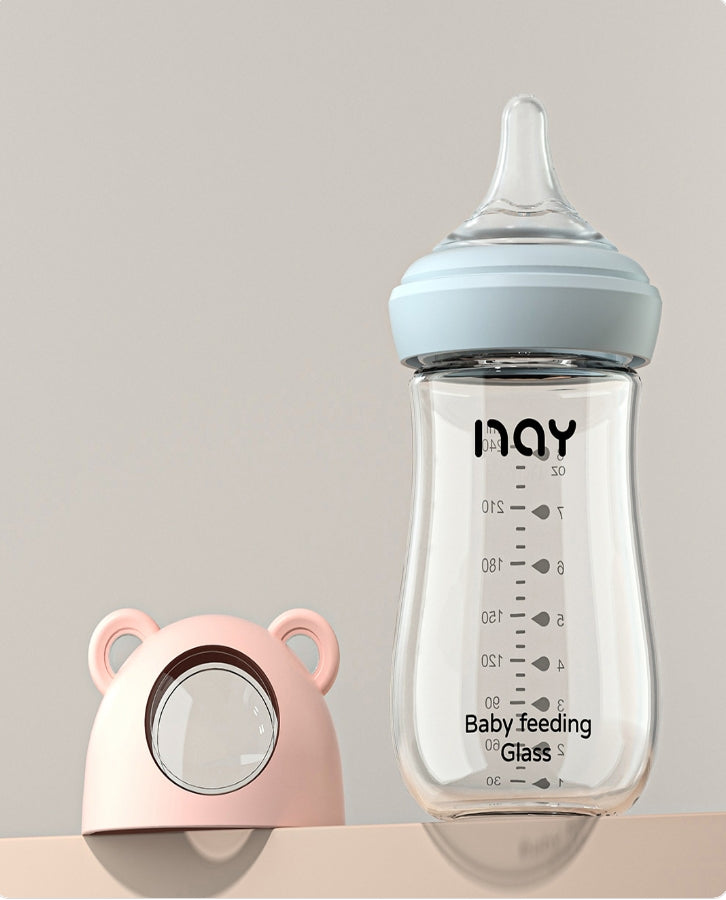3-Stage Glass Baby Bottle