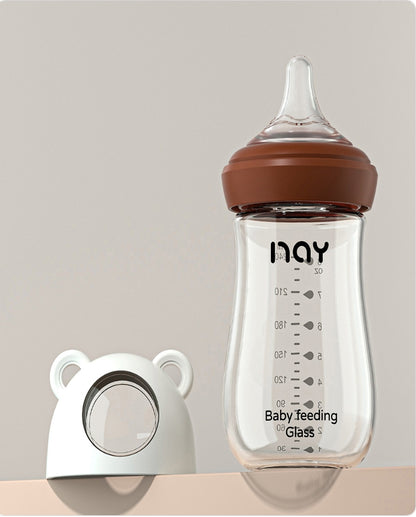 3-Stage Glass Baby Bottle